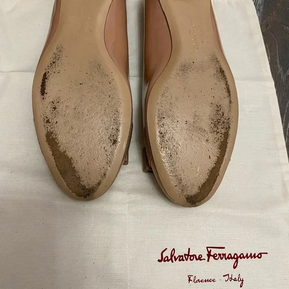 Salvatore Ferragamo Varina Patent Leather Ballet Flats - Picture 8 of 8